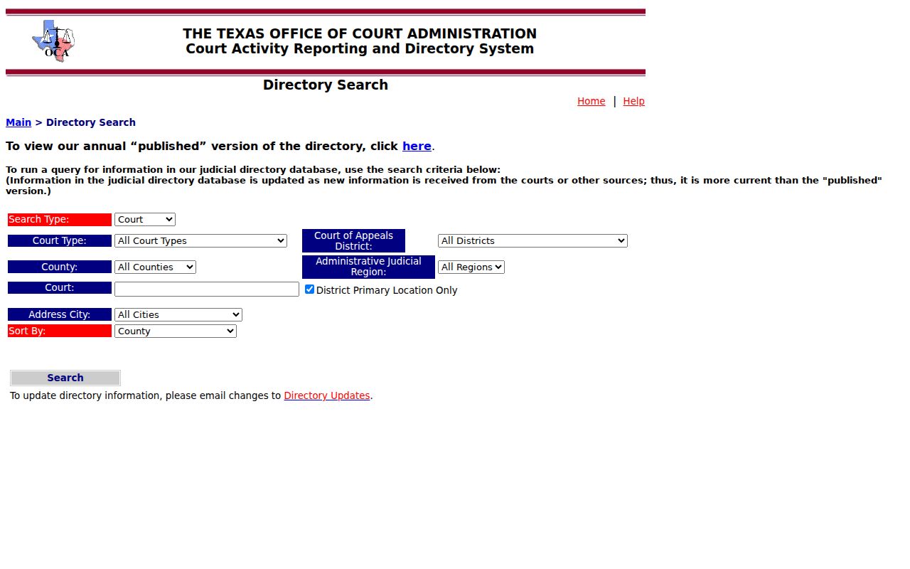 Edwards County arrest warrant court directory, Texas OCA search